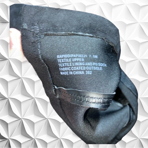 Madden Girl Women’s Black Size 7 1/2 RAPIDD Ankle Fabric Boots EUC - Picture 6 of 7